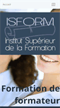 Mobile Screenshot of institut-superieur-formation.fr